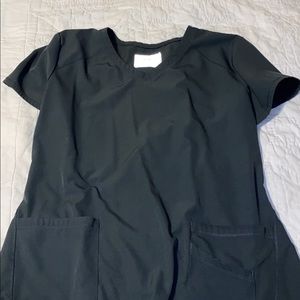 Gray Skechers Scrub Top & Bottom